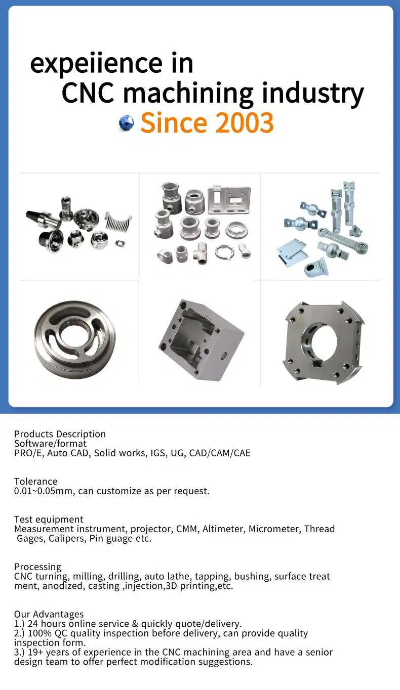 CNC Custom Mechanical Precision Stainless Steel Ha
